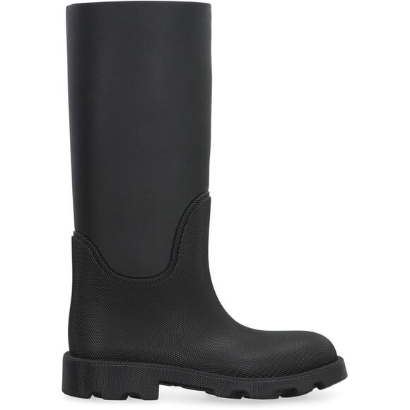Men's Black Rubber Boots for FW23 - Picture 2 of 4